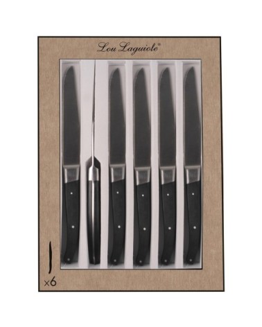 Coffret 6 couteaux lame dentée