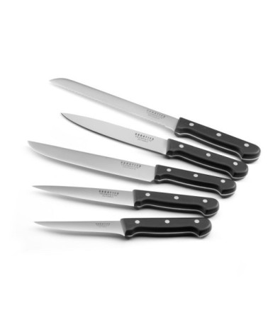 Bloc spaghetti 5 couteaux de cuisine