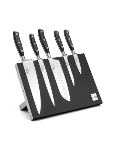 Bloc magnétique 5 couteaux de cuisine