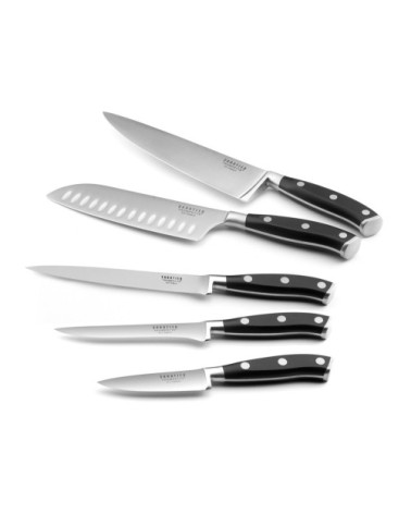 Bloc magnétique 5 couteaux de cuisine