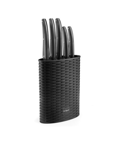 Bloc garni de 5 couteaux