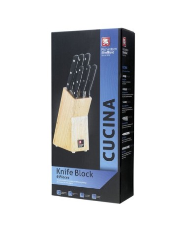 Bloc 6 couteaux de cuisine