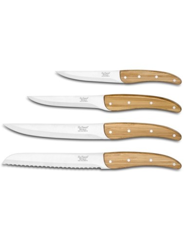 Set 4 couteaux de cuisine utile, désosser, découper et pain