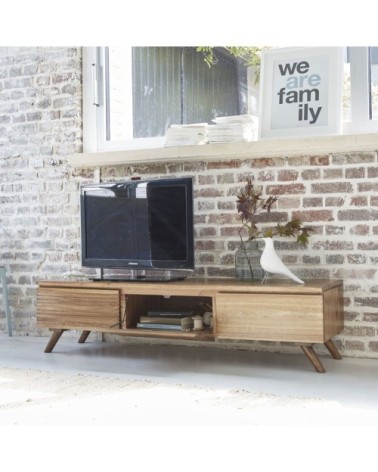 Meuble TV en mindi massif 150 cm