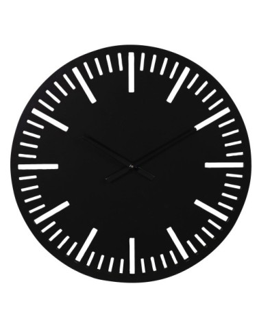 Horloge noire et argentée D55