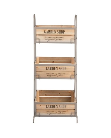 Petit meuble de rangement 3 cagettes