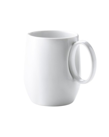 Mug en porcelaine blanche - Lot de 6