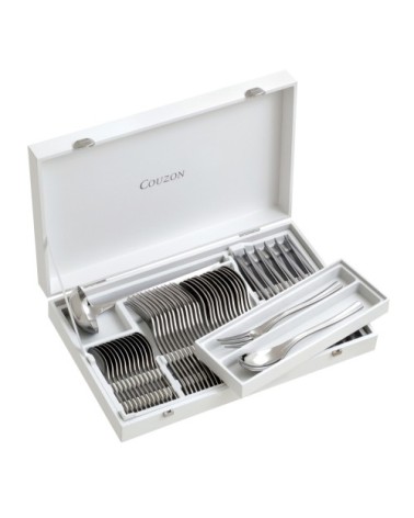 Ecrin en bois blanc 51 couverts