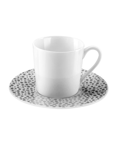Tasse et soucoupe à café - Lot de 6