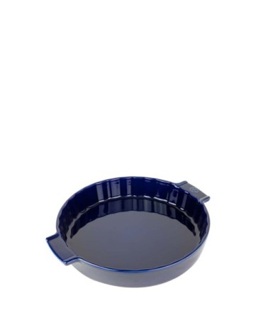 Tourtière céramique bleu profond D28cm