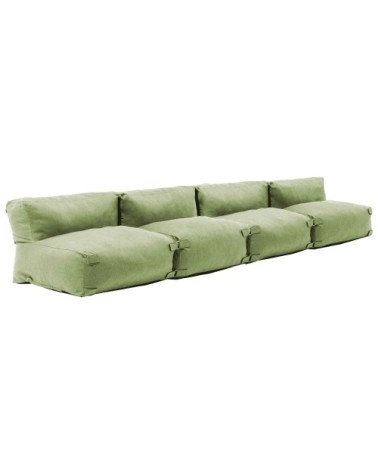 Salon de jardin modulable 4 places vert cactus