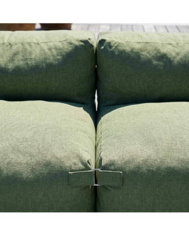 Salon de jardin modulable 2 places vert cactus