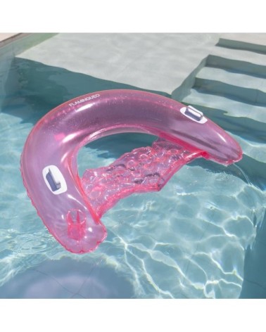 Bouée Piscine Chaise Flottante PVC Rose