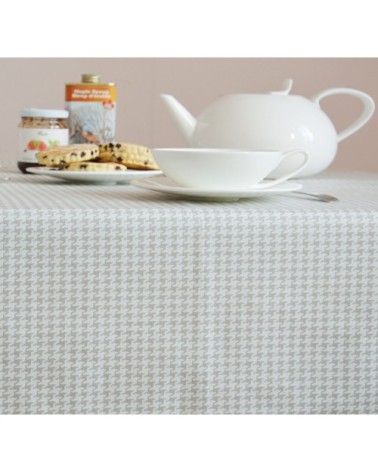 Nappe enduite carrée 160 x 160 cm gris