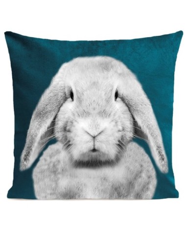 Coussin Lapin  Grizou Velours 40x40cm