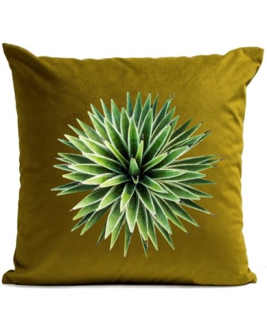 Coussin Plante Yucca Velours 40x40cm