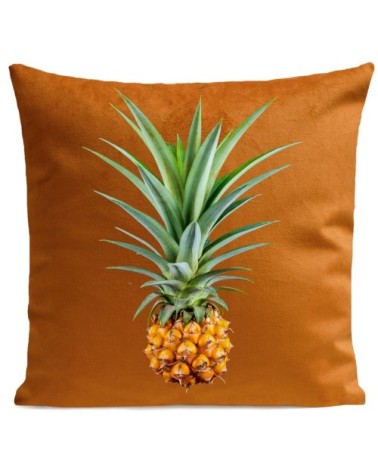 Coussin Ananas Mr. Pineapple Velours 40x40cm