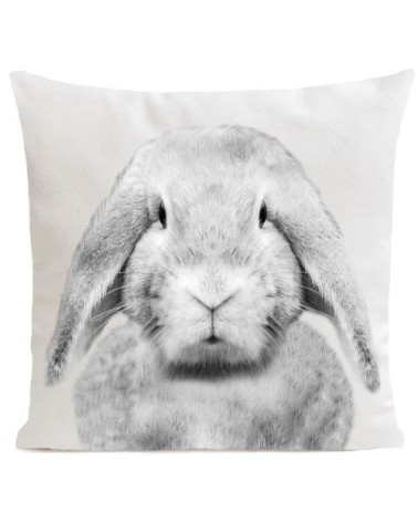 Coussin Lapin  Grizou Velours 60x60cm