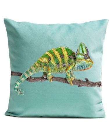 Coussin Cameleon Velours 60x60cm