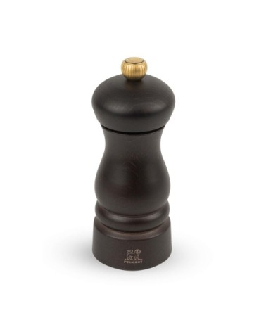 Moulin à poivre en bois chocolat H13cm
