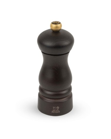 Moulin à poivre en bois chocolat H13cm