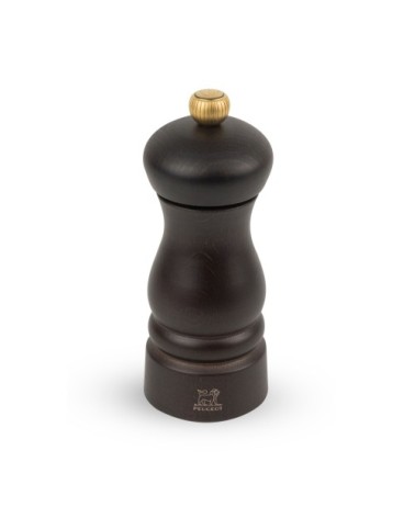 Moulin à poivre en bois chocolat H13cm