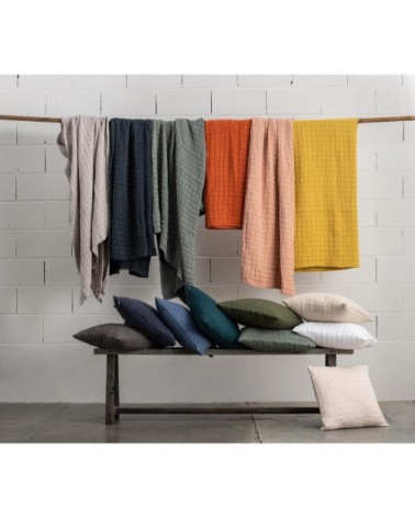 Coussin   en coton ombre 45 x 45