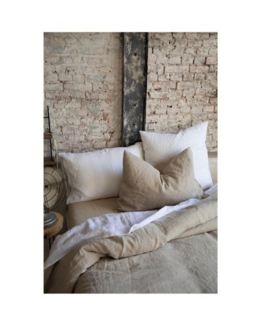 Housse de couette   en lin naturel 240 x 220