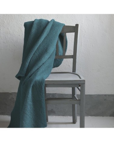 Jete  en coton topaze 180 x 260