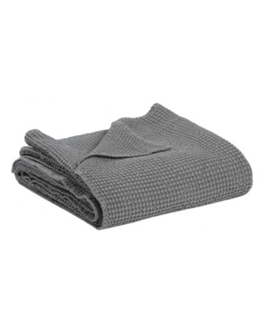 Jete  en coton tourterelle 260 x 260