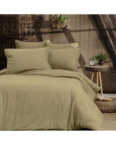 Housse de couette en coton lavé biologique  corde 200x200 cm