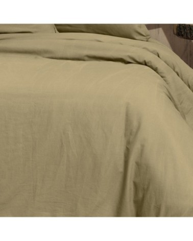 Housse de couette en coton lavé biologique  corde 200x200 cm