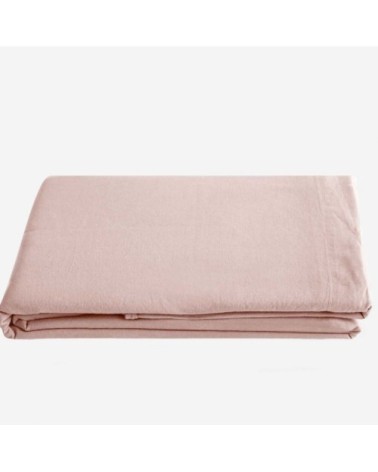 Drap plat en Coton Rose 270x300 cm cm