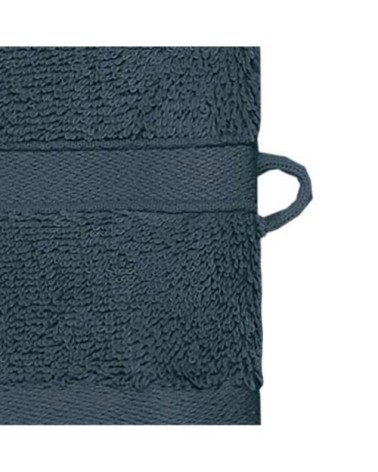 Lot de 3 gants de toilette 600 gr/m²  indigo 16x22 cm