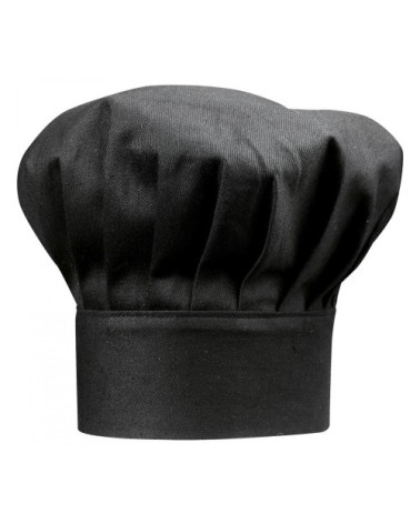Toque  en coton noir 27 x 33