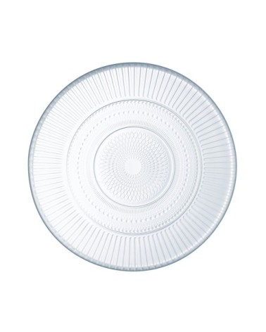 Assiette à dessert en verre D19cm