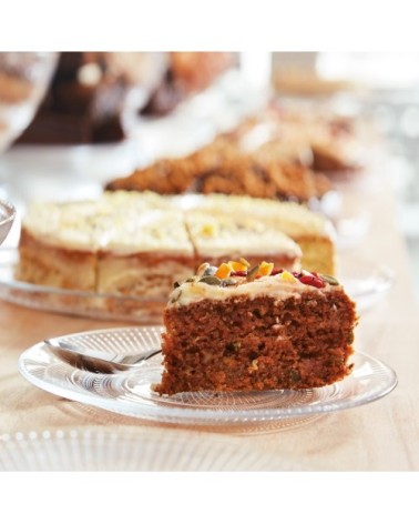 Assiette à dessert en verre D19cm