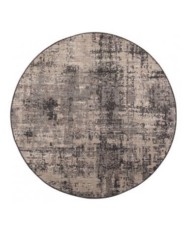 Tapis  outdoor en polypropylene gris diameter 160