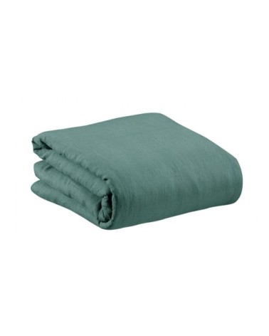 Housse de couette   en lin prusse 240 x 220