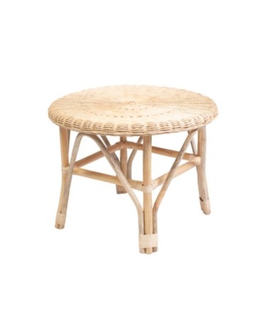 Table basse ronde en rotin D60 -ERIA