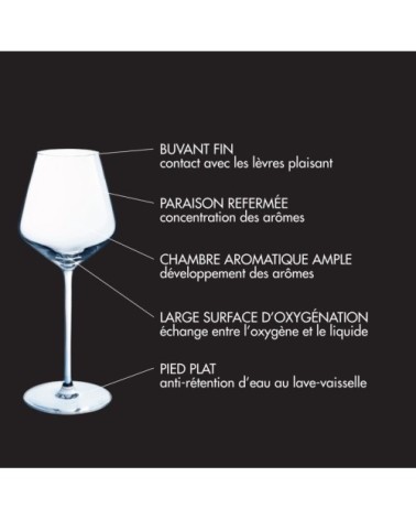 Verre à pied 29cl - Lot de 4