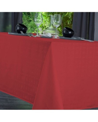 Nappe en Polyester Rouge 160x160 cm cm
