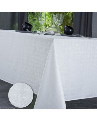 Nappe en Polyester Blanc 160x160 cm cm