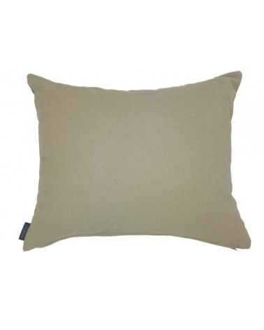 Housse de coussin giverny iris et nympheas made in france blanc  38x48