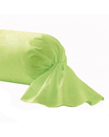 Taie de traversin en Percale Vert 185 cm cm