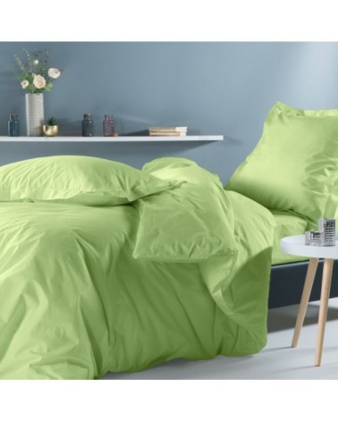 Taie de traversin en Percale Vert 185 cm cm