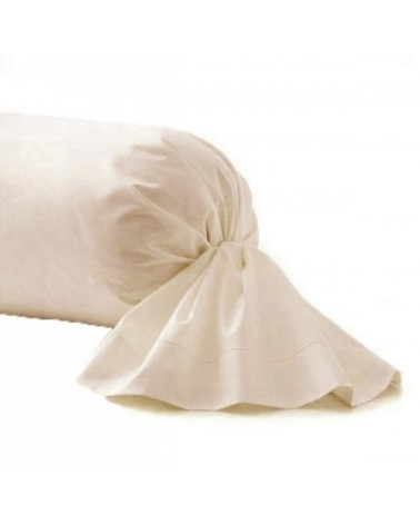 Taie de traversin en Percale Mastic 40x185 cm cm