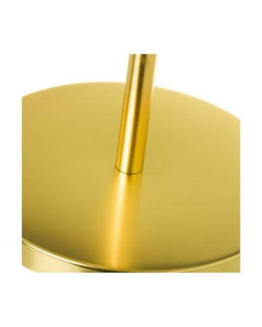 Miroir grossissant x2 en métal doré D18,5