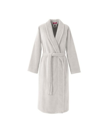 Peignoir en coton gris S