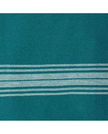 Lot de 3 torchons coton  petrol 50x70 cm